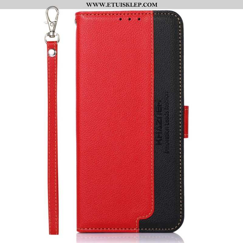 Etui Folio do Honor 90 Lite Liczi Style Rfid Khazneh